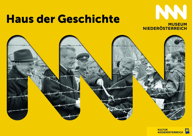 Durchtrennung des Eisernen Vorhangs bei Laa an der Thaya durch Außenminister Mock und Jiří Dienstbier, 17. Dezember 1989 © NLK Schleich